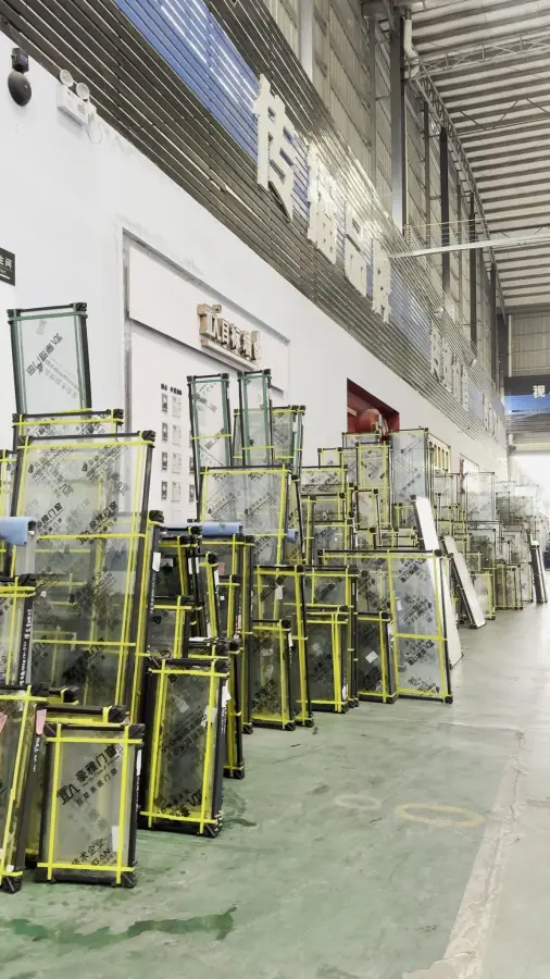 门窗产品仓库陈列